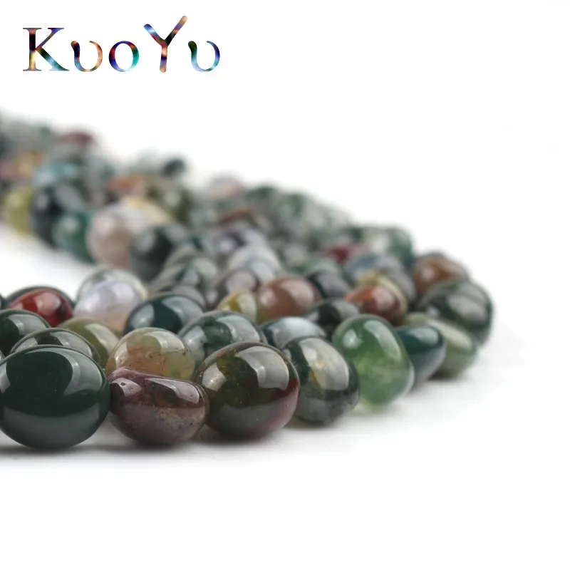 5-7 мм естественный неправильной формы индийские Агаты оникс бусины драгоценный