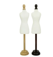 14female dress foam mannequin flexible for women sewingupper body scale jersey bust cloth button wooden base rack 1pc b850