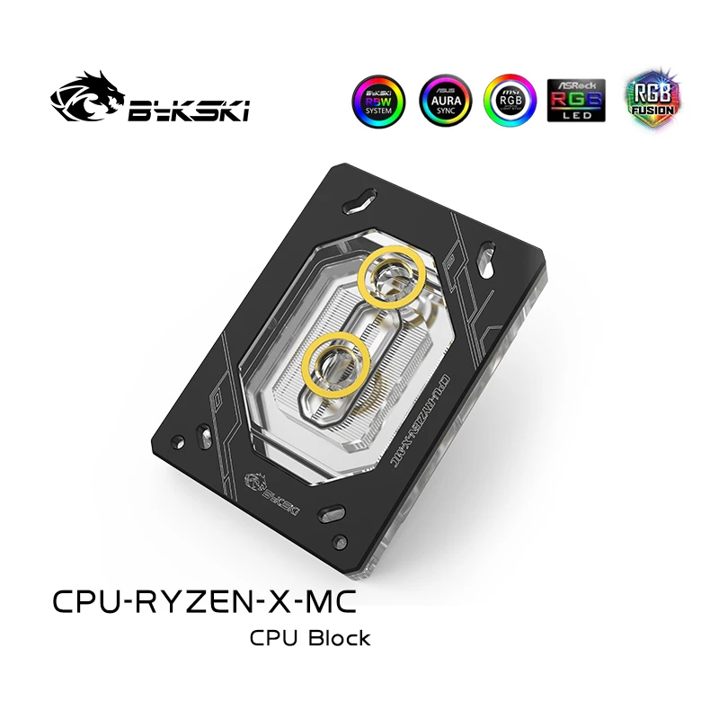 Bykski радиатор водяного охлаждения ЦП блок использовать для AMD Ryzen ThreadRipper