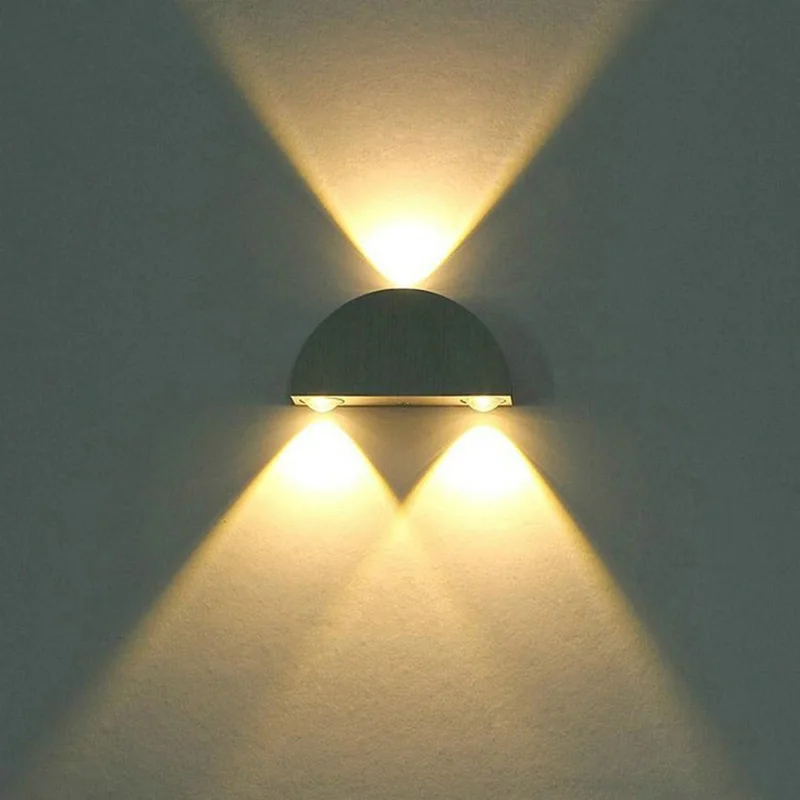 Приглушаемая/не 3 Вт Светодиодная настенная лампа вверх/вниз светильник