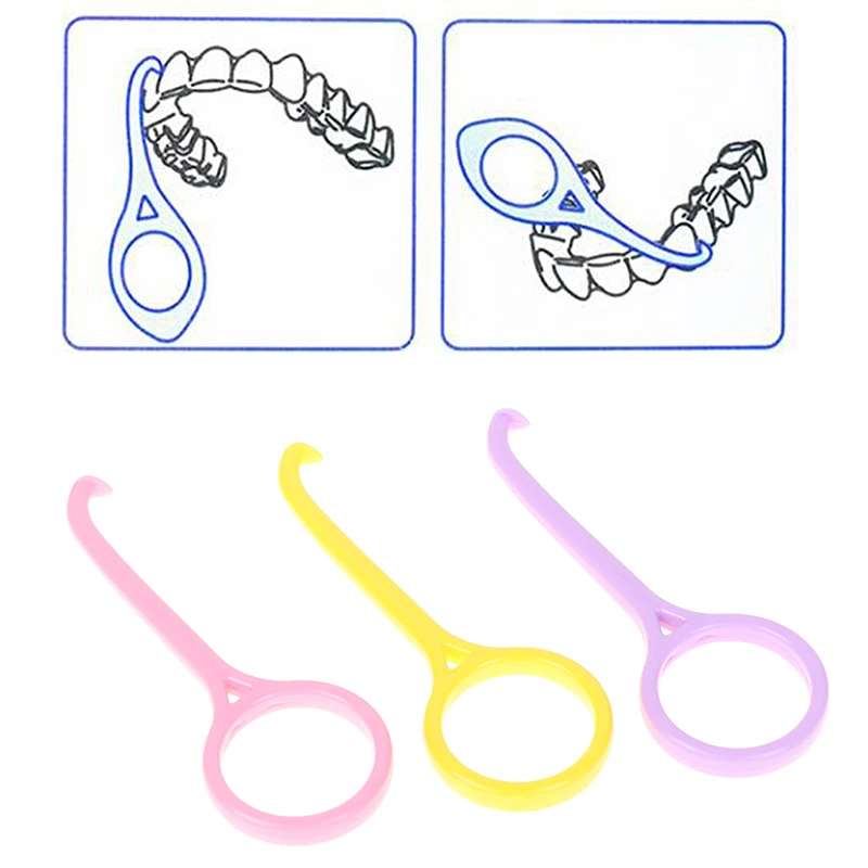 

Dental Removal Tool Plastic Haak Mooie Orthodontische Aligner Verwijderen Onzichtbare Verwijderbare Bretels Clear Aligner Oral C