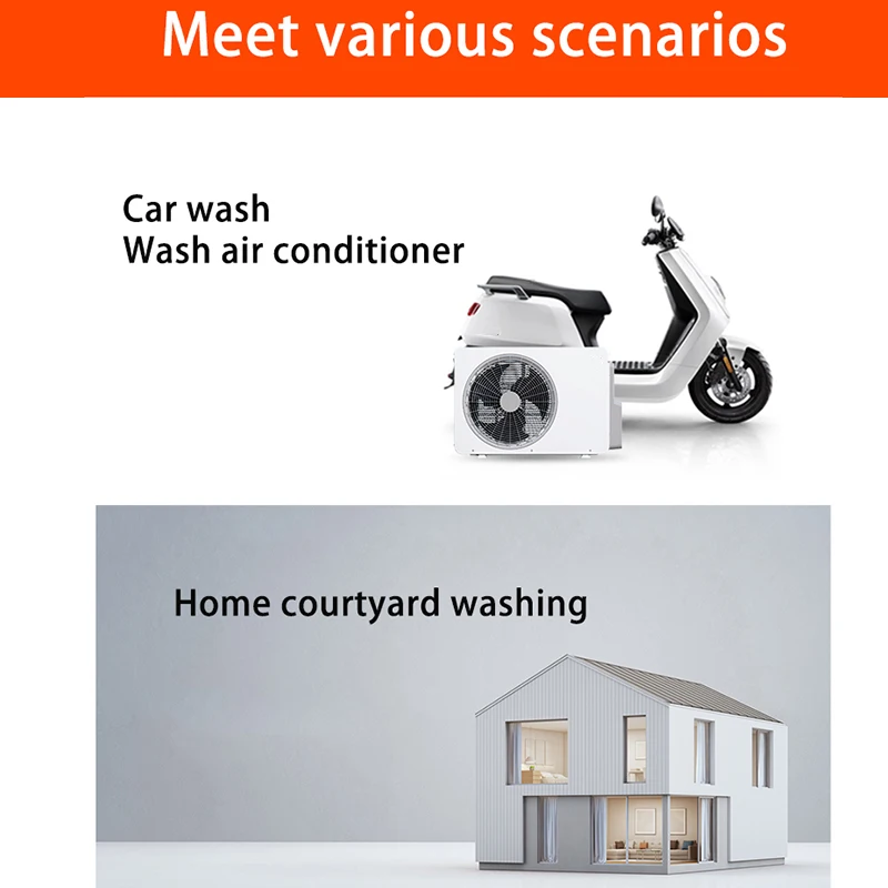 Продажа Домашний Автомобиль Беспроводной Автомобильная моечная машина Портативный высокое Давление воды водяной пистолет с насосом Перезаряжаем...