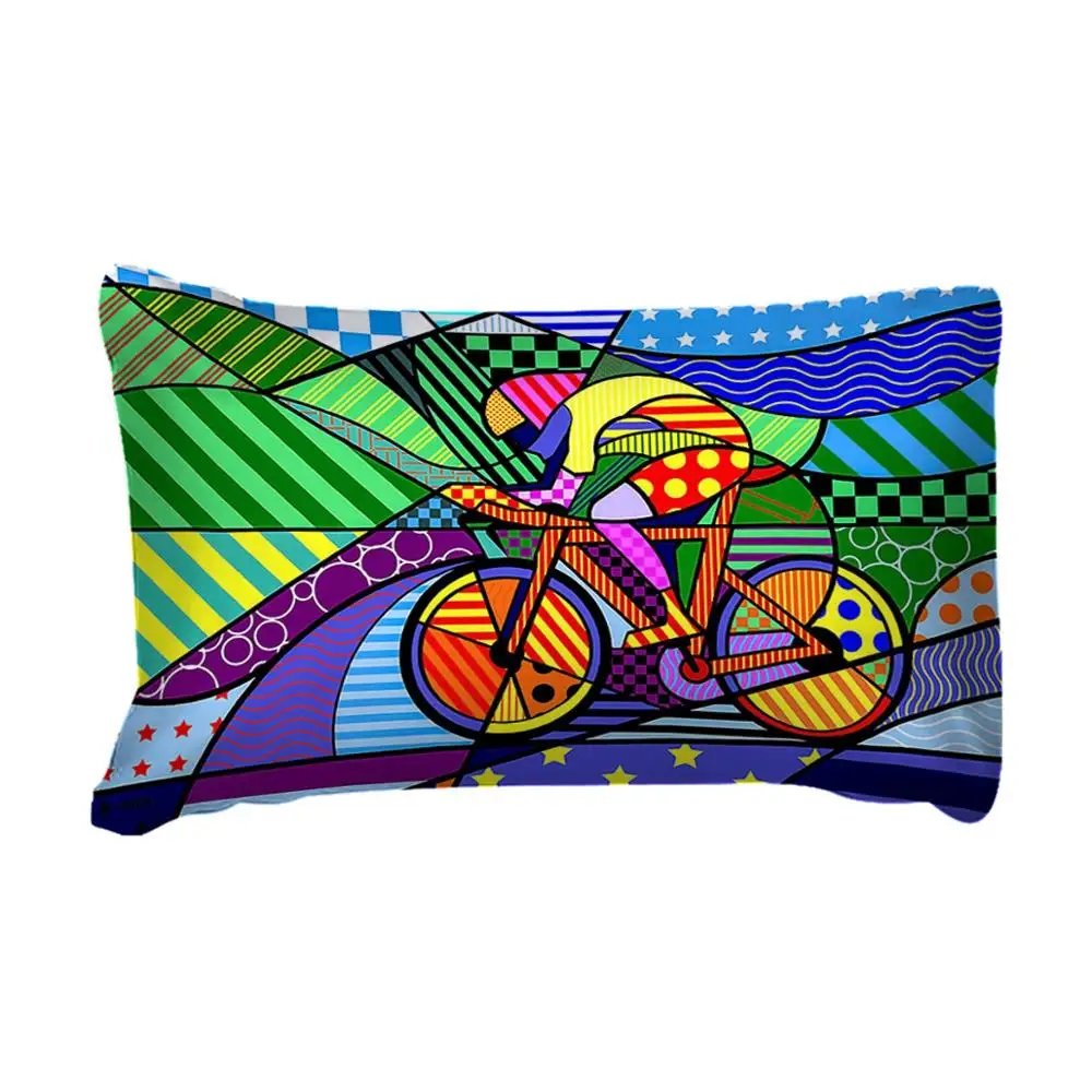 Bicycle Bedding Set Art Colorful Duvet Quilt Cover Queen Single Twin Double King 3pcs Bedclothes For Adult Child enlarge