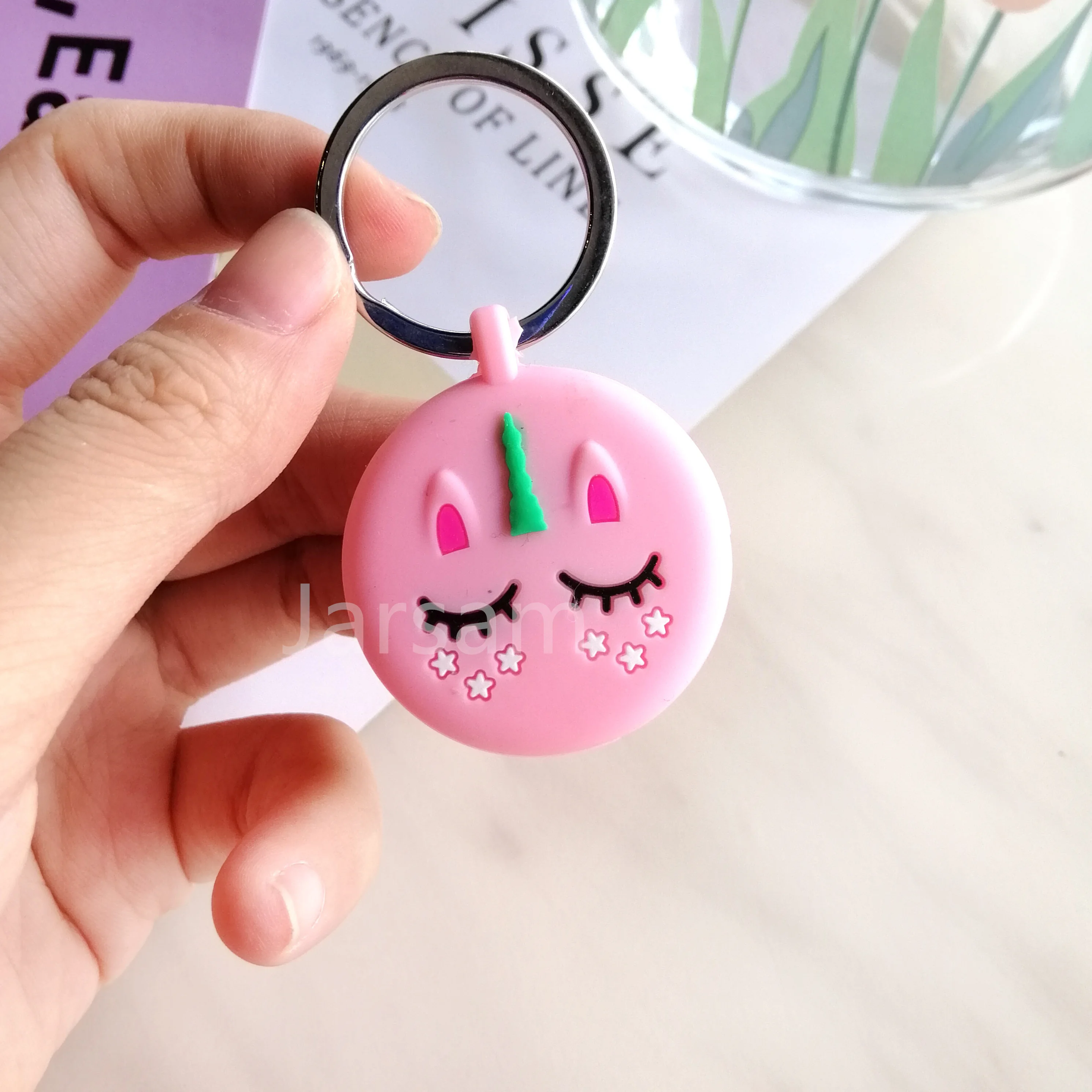 

Cute dog Soft Silicone Case For AirTag Tracker Locator Anti-Lost Device Keychain Protective Skin Cover Accessories