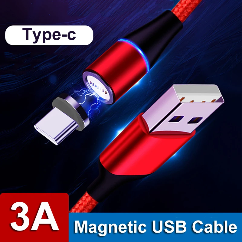 

Кабель USB Type-C, 3 А, магнитный кабель для передачи данных для Samsung A21S, A31, A51, A71, A11, A50, A70, A30