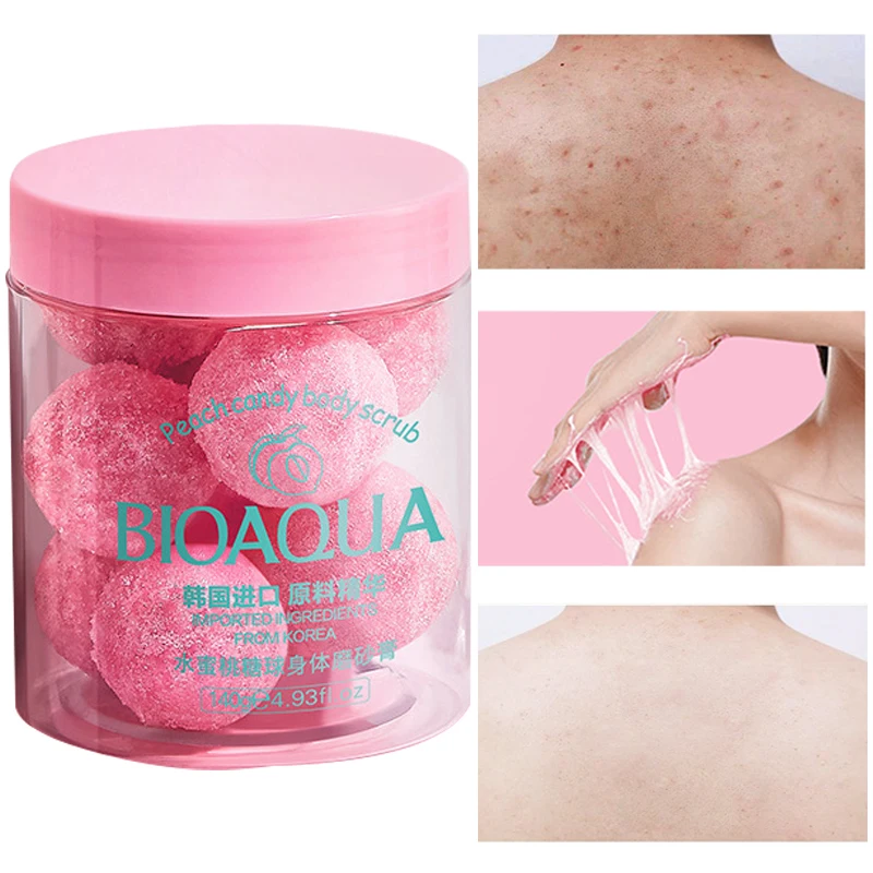 

Body Scrub Moisturizing Exfoliating Nourishing Improve Rough Brighten Even Skin Tone Repair Peach Sakura Extract Skin Care 140g