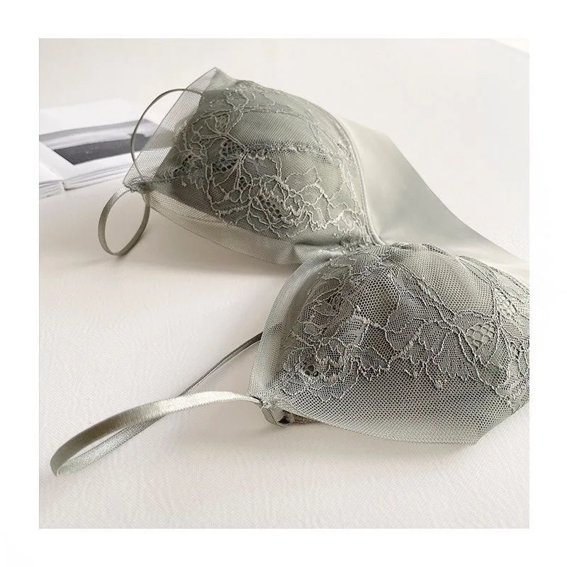 Французское сексуальное кружевное бесшовное женское нижнее белье пуш-ап