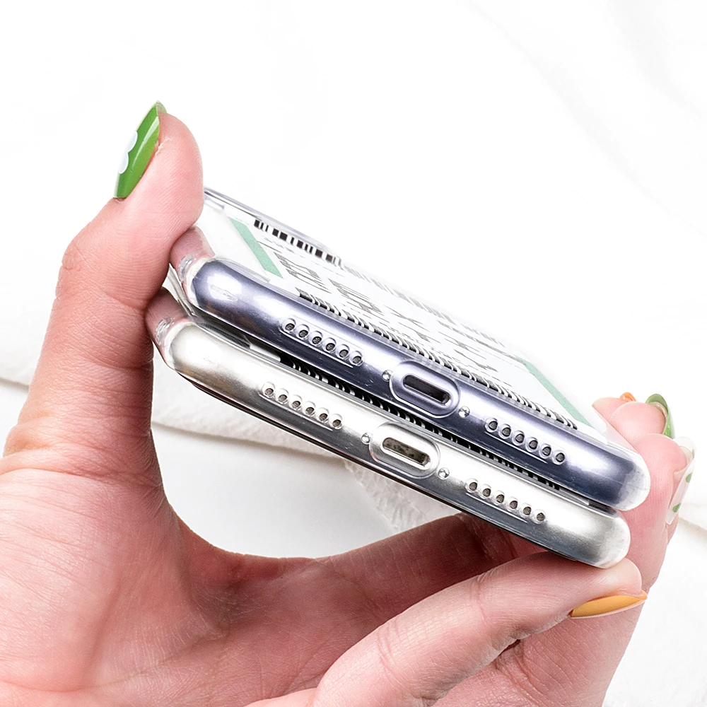 Забавные телефонные чехлы воздушные билеты Прозрачный мягкий силиконовый чехол