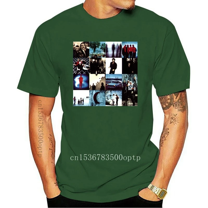 

Новинка * 2021 * U2 футболка Achtung Baby, виниловая Cd-Обложка, маленький, средний, большой или Xl
