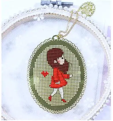 Xx DIY ремесло Стич вышивка крестиком Закладка гнезда пластик/металлическая ткань