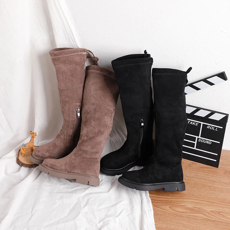 Clearance Sales Zipper Kids Boots Fashion Children Spring Winter Dress Girls Over Knee Size Comfortable Shoes | Детская одежда и