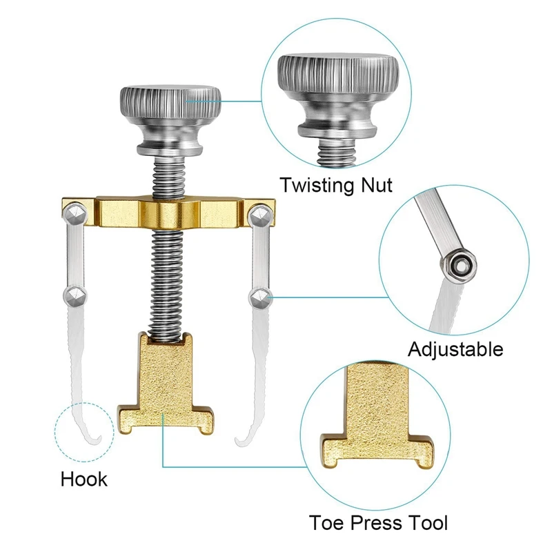 

2 Pcs Ingrown Toenail Lifter Ingrown Toenail Tool Toe Clamp for Paronychia