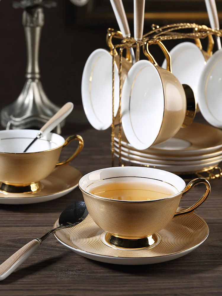 Классическая английская кофейная чашка наборы блюдца костяной фарфор