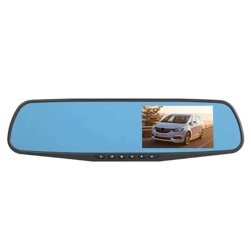 Автомобильный видеорегистратор Q103B HD 1080p зеркало заднего вида с экраном 4 3 дюймов
