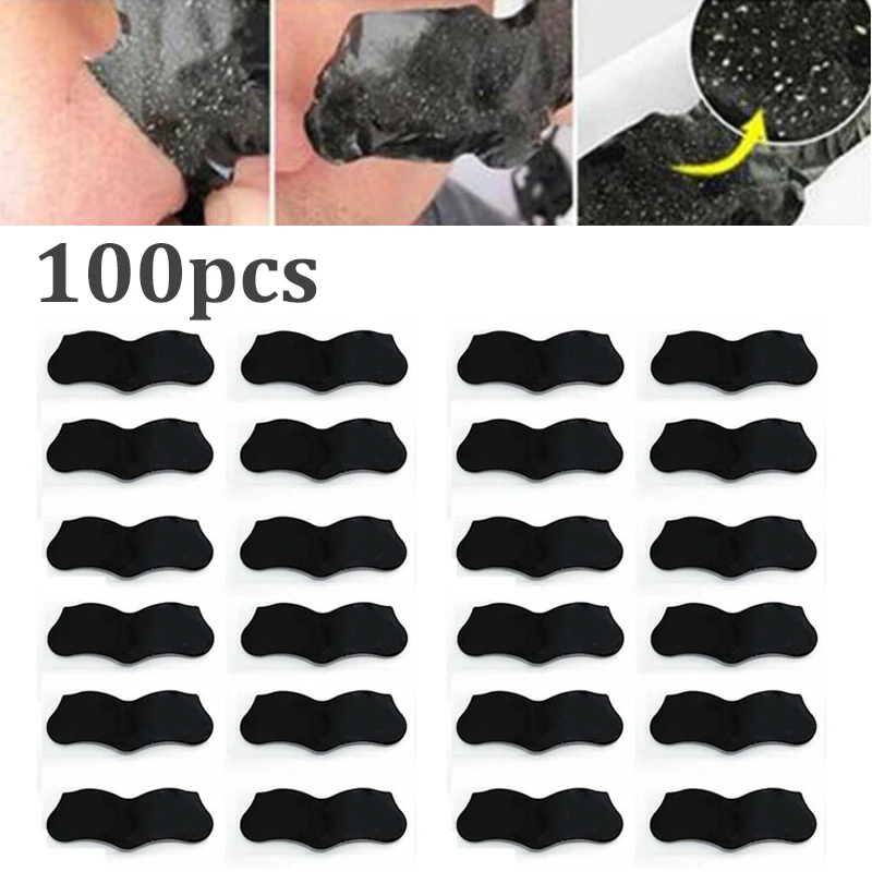 

Blackhead Remover Mask Nasal Strips Black Head Nose Dot Spot Peel Off Sticker Face Acne Whitehead Pore Cleaner Mask 100pcs