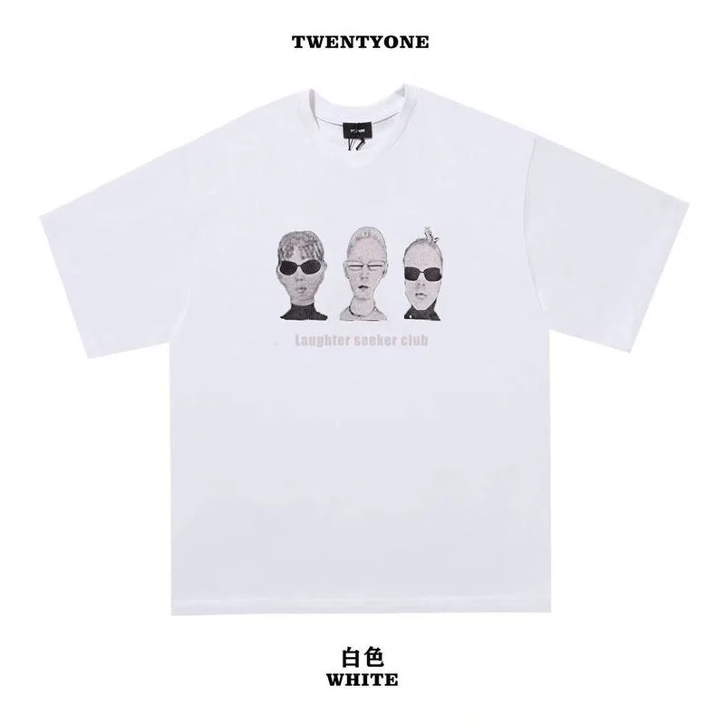 Женская футболка с круглым вырезом и коротким рукавом Повседневная Свободная