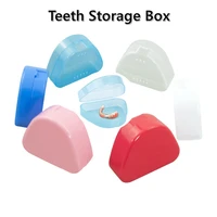 teeth storage box braces container denture bath box mouthguard guard denture storage case false teeth case appliance