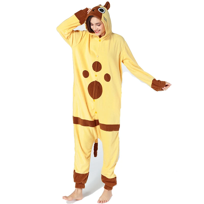 HKSNG/Новинка милая пижама в виде животного Ellione Airu Kigurumi кота комбинезон Melynx костюмы