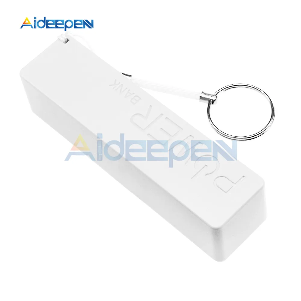 18650 Case White Детектор металла Комплект DC 3 V-5 V 60 мм детектив Бесконтактный Сенсор модуль с 18650 USB Мощность банка коробки DIY Kit детектор металла искатель - Цвет: 18650 Case White