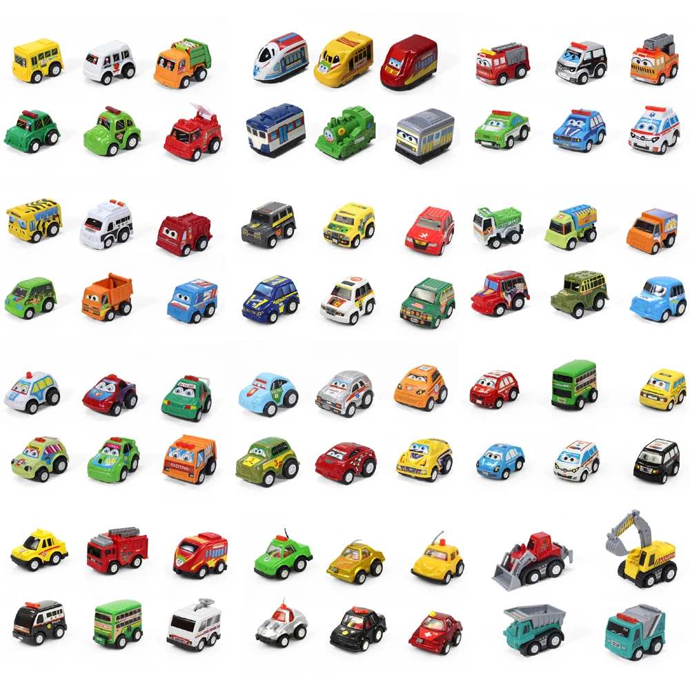 

Mini Pull Back Car Toys For Baby Children Racing Cars Brinquedos Kid's Different Vehicles Model 4-6cm Carros Christmas Gift