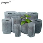 Мешки для выращивания растений 100 шт. в упаковке, нетканые Садовые принадлежности для выращивания детских горшков, Садовые принадлежности, экологически чистые