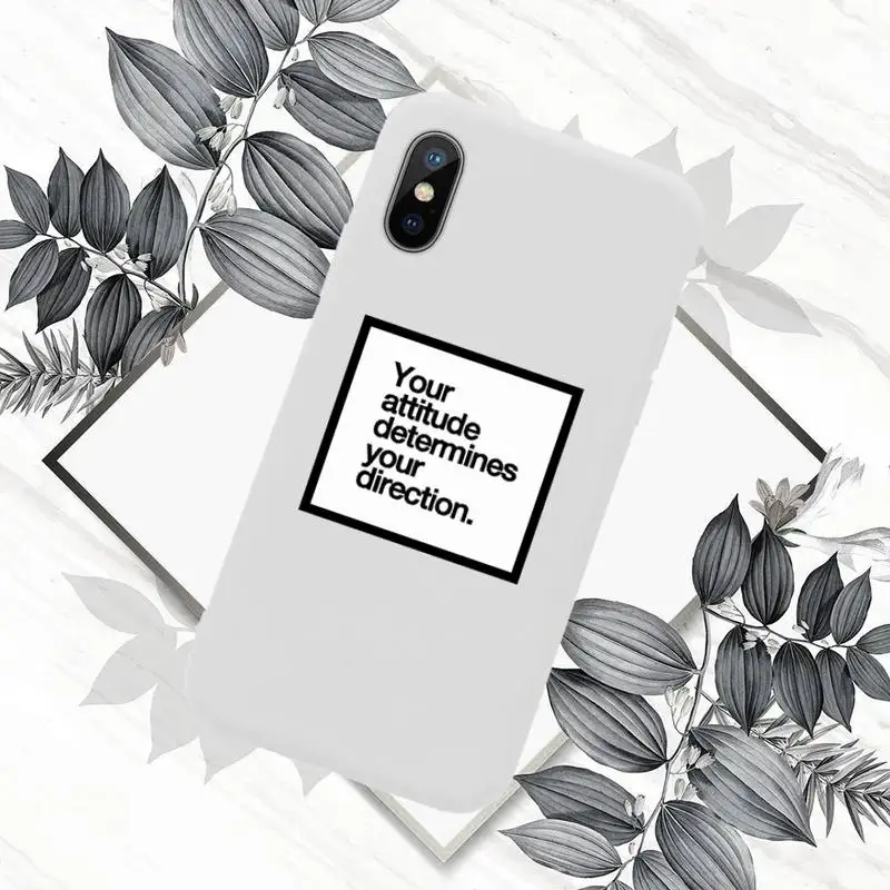 

Good Vibe Happy Trust Phone Case White Candy Color for iPhone 11 12 mini pro XS MAX 8 7 6 6S Plus X SE 2020 XR