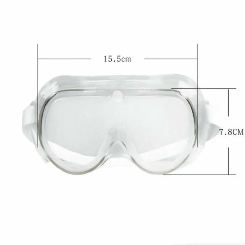Защитные очки Регулируемые защитные прозрачные от брызг и пыли Полностью