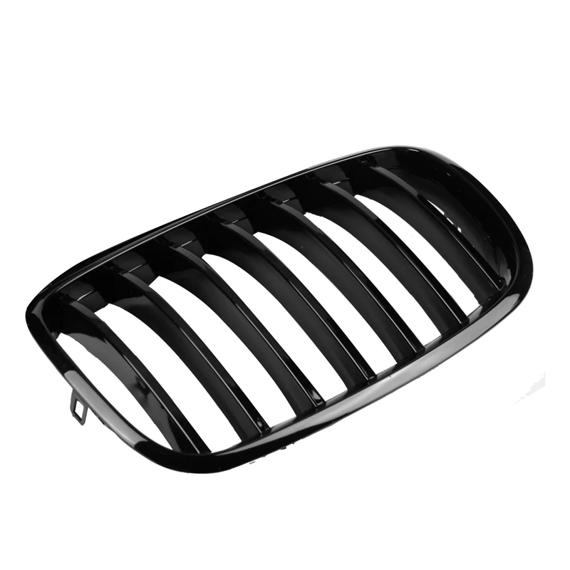 Автомобильный глянец Черный передний бампер впускная решетка для почек BMW E70 E71 X5