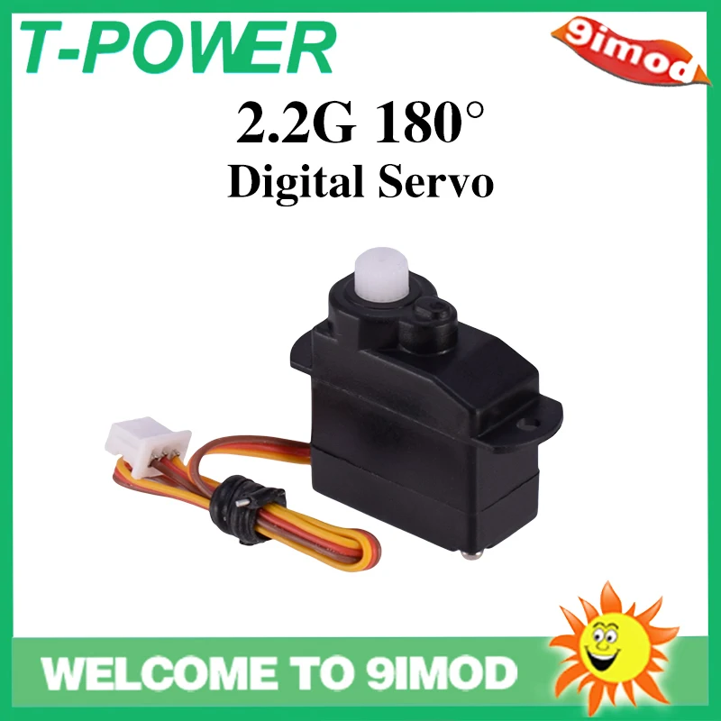 T power 2 2G низкое напряжение 180 ° цифровой сервопривод для RC фиксированного крыла