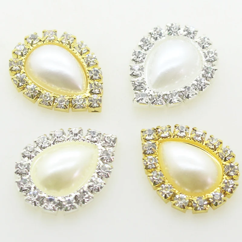 Пряжка жемчужина для украшения ювелирных изделий сделай сам 10 шт. 17*22 мм