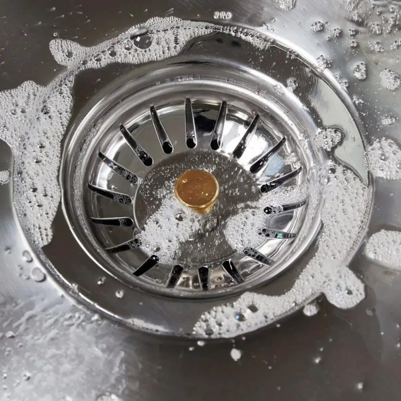 

1pc Kitchen ASink Strainer Stainless Steel Sink Funnel Anti Blocking Sink Dishwasher Basin Floor Drain Sewer Hair Strainer