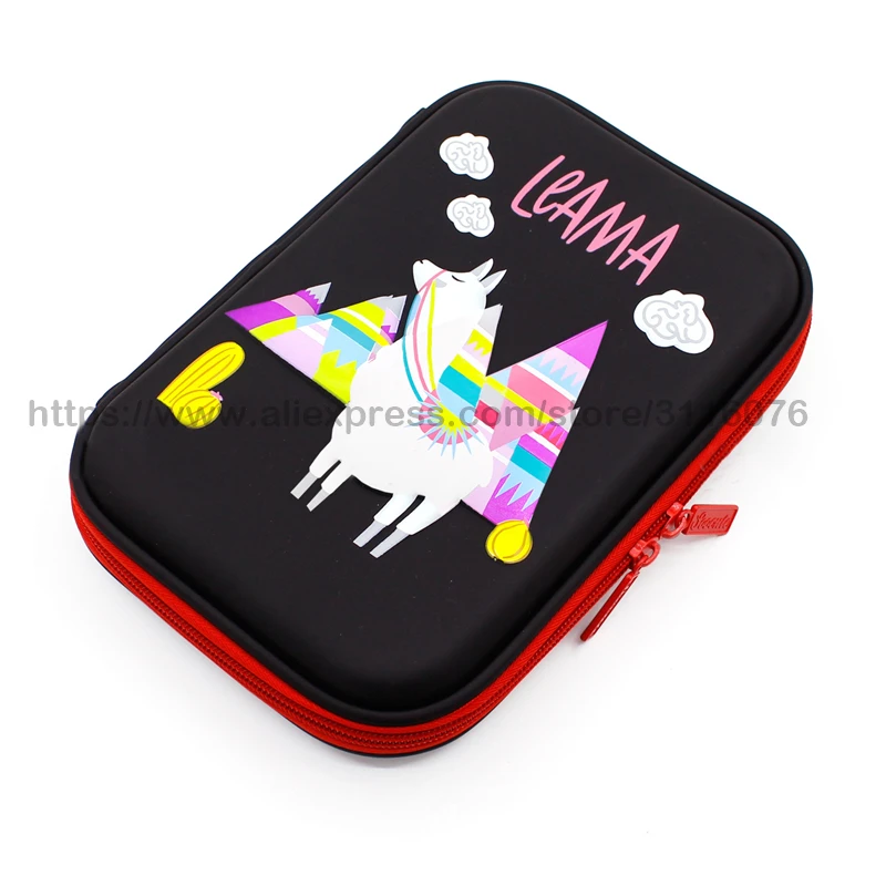 Большой Ёмкость милые Альпака EVA Карандаш Чехол флеш накопитель в виде единорога
