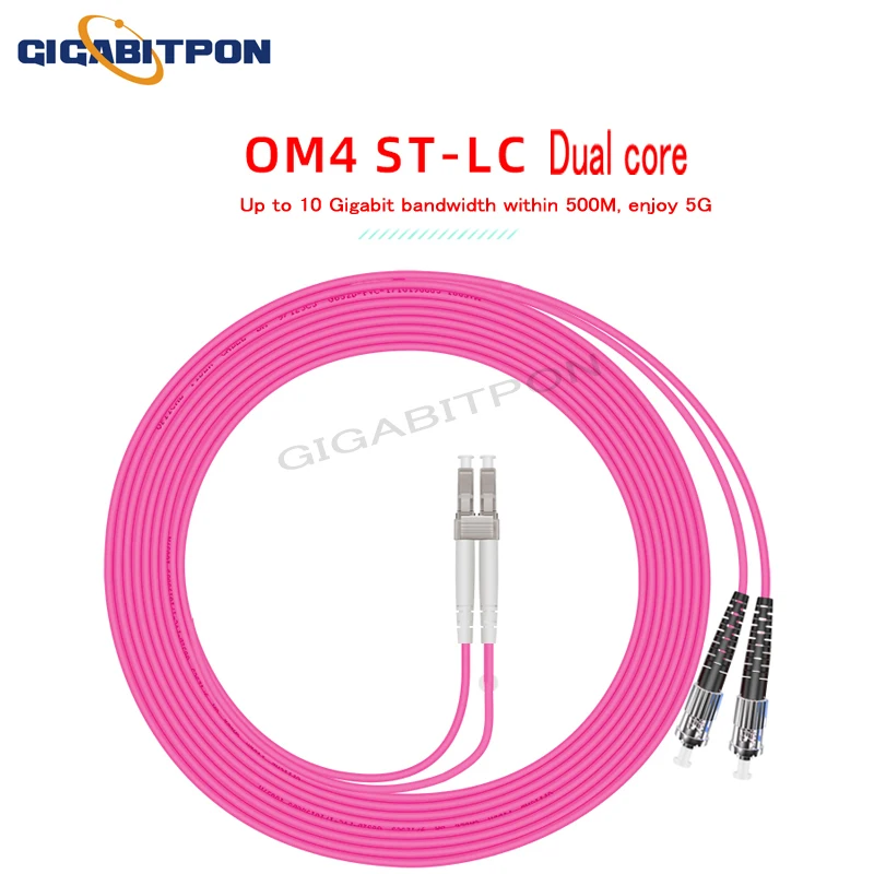 STUPC TO FCUPC patch cord STUPC TO LCUPC OM4 DX fiber patch cord 2.0MMFTTH fiber multimode patch cord 10PCS/package