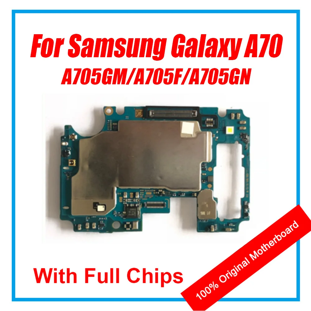 Материнская плата для Samsung Galaxy A70 A705GM/A705F/A705GN с тестовым чипом материнская Система