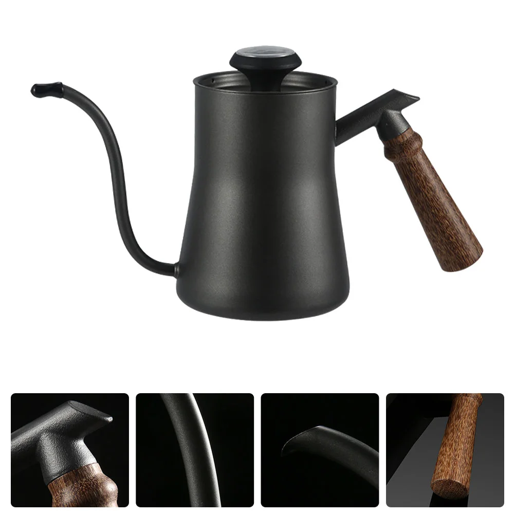 

1Pc 550ml Tea Kettle Teapot Stainless Steel Hand Punch Pot Practical Coffee Pot