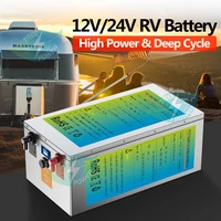 lifepo4 12 8v 12v 800ah lithium battery bms with bluetooth app for caravan rv inverter solar backup power boat 20a charger