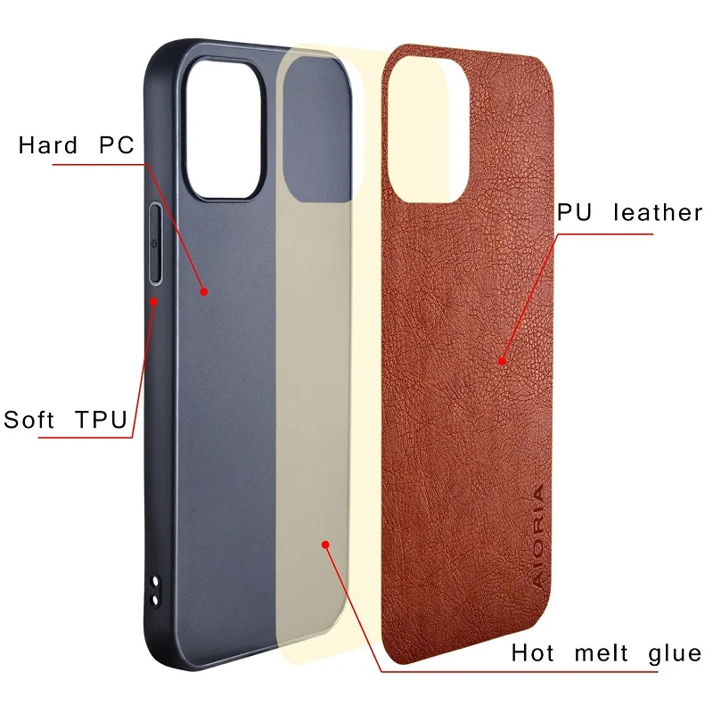 Leather Case For Samsung Galaxy A41 Luxury Business Style Premium Retro Litchi Pattern PU Back Cover for samsung a41 phone case images - 6