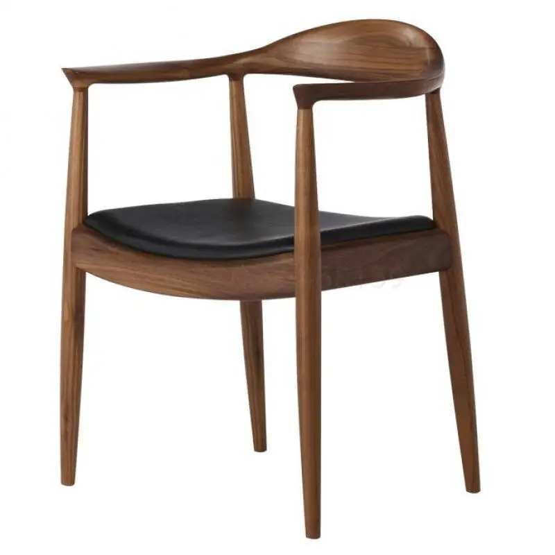 Стул скандинавский из чистой древесины обеденный стул Fraxinus Kennedy кресло для