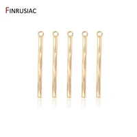 pure copper brass metal gold plated bar pendant charms for earrings necklaces jewelry making part accessories diy crafts