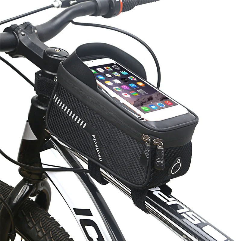 

Bike Bag Frame Front Top Waterproof Bike Bag Shoulder Bag Shell Reflective Phone Mountain Bike Bag Storage