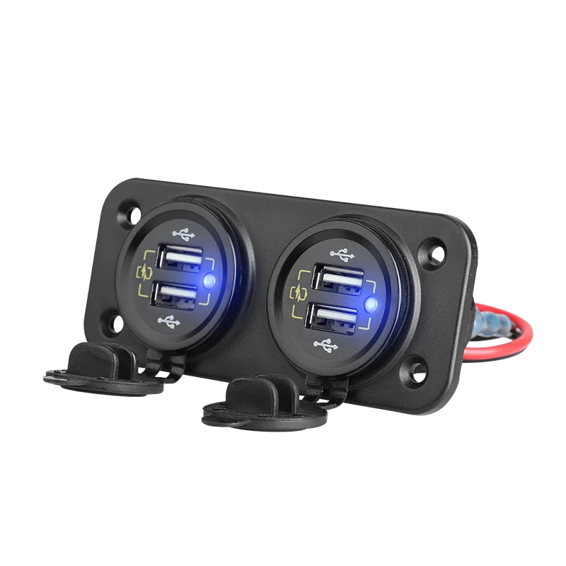 

Автомобильное зарядное устройство с несколькими разъемами и 4 USB-портами для более цифровой удобства, автомобильное зарядное устройство с 4 ...