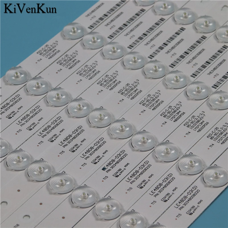 10 шт. новинка планшетофон HD ТВ-панель светодиодные линейки (D) PN:30348008220 - купить по