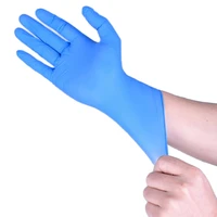 vinyl gloves 100 pcs box disposable gloves powder free industrial food safety 3mm translucent pvc gloves nitrile gloves
