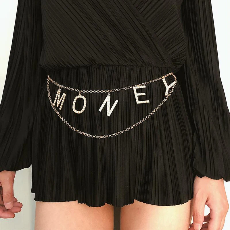 Lateefah Custom Bikini Double Layer Gold Silvery Waist Chain CZ for Women Charm Female Sexy Body Ornament Fashion Jewelry