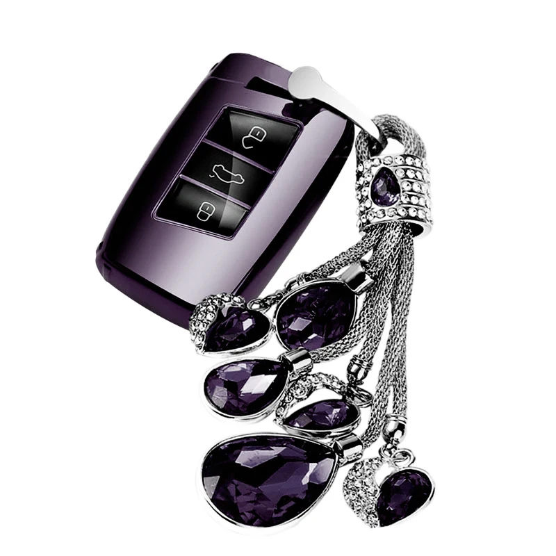 Прочный мягкий ТПУ Корпус для ключей от автомобиля ключ защиты корпуса Volkswagen VW 2016