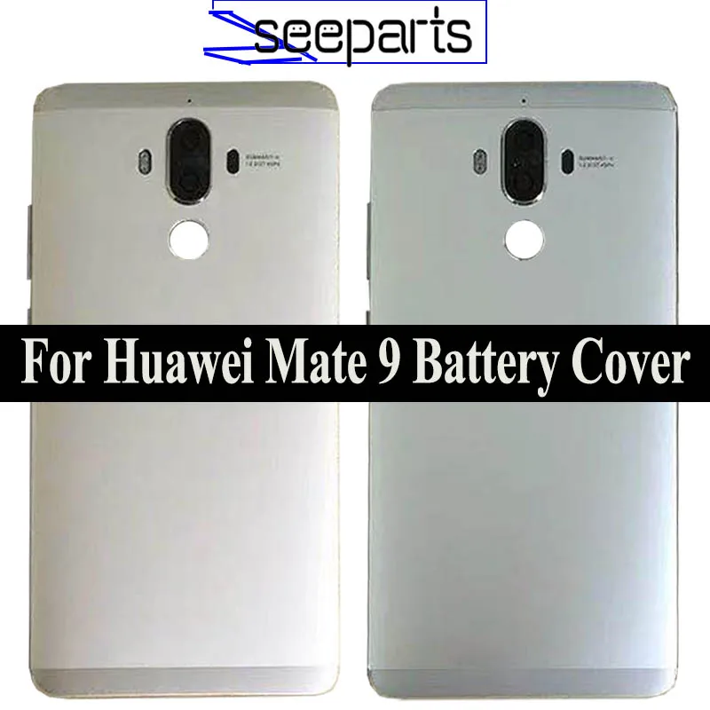 Для Huawei Mate 9 Крышка корпуса батарейного отсека задняя стеклянная крышка Mate9