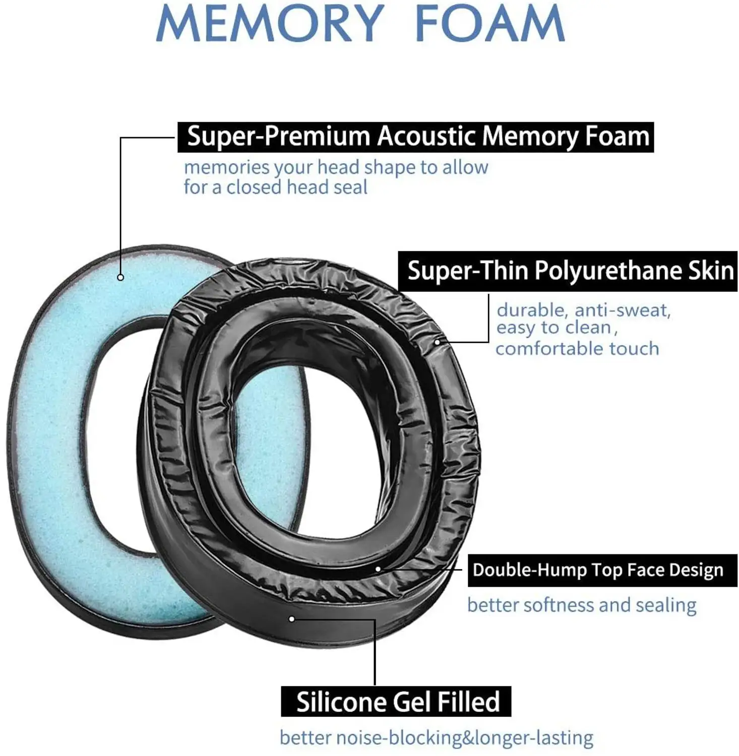 ZOHAN гелевые амбушюры для 3M наушников индивидуальное защитное оборудование