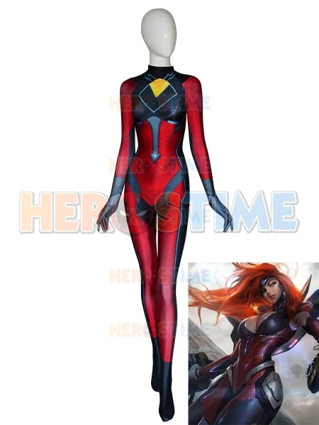 

Woman Game Cosplay Costume 3D Print Spandex Zenati Bodysuit Halloween costume for woman 2021 New