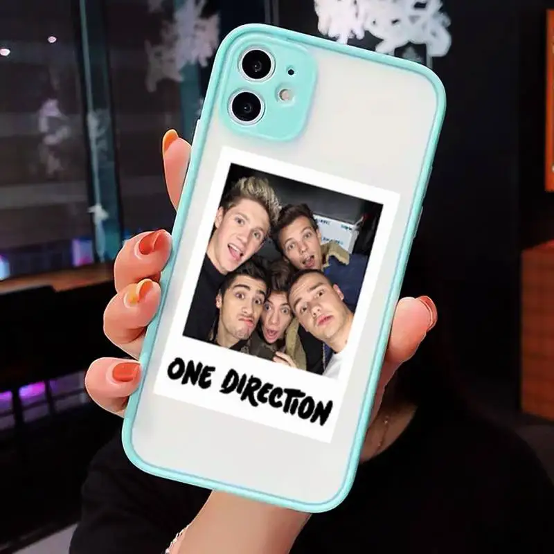 

One Direction Louis Tomlinson Clear Phone Cases matte transparent For blue iPhone 7 8 x xs xr 11 12 pro plus max mini Clear