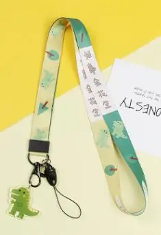 Новый аниме милый мультфильм акриловый кулон декольте ремешок ключ сертификат